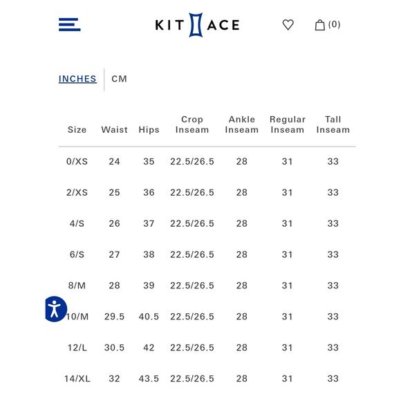 Kit & Ace Gray High Rise Straight Leg Ankle Trouser Pants Women's 4 - Picture 11 of 11